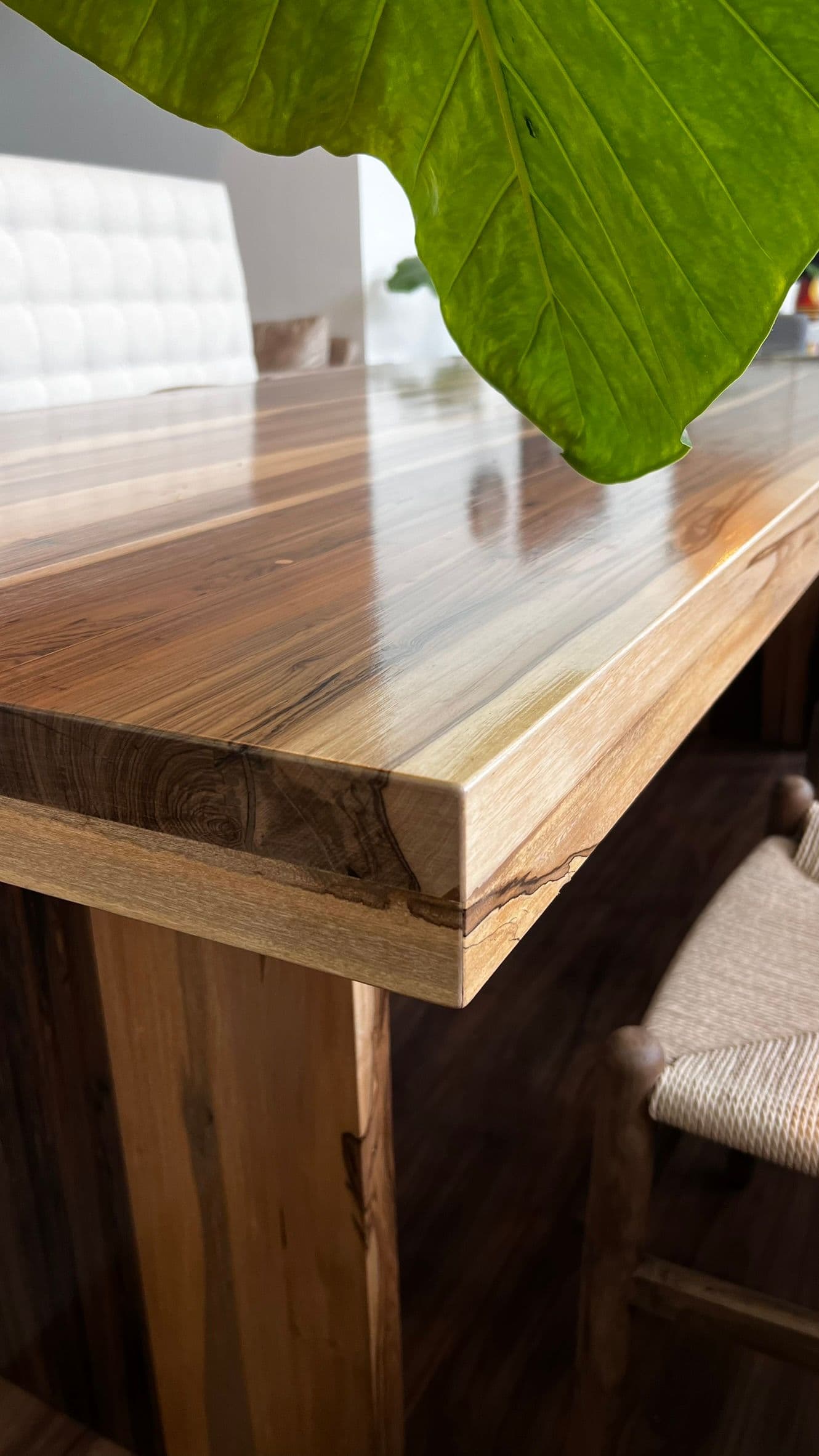 MESA EN MADERA GUAYUBIRA 250X120