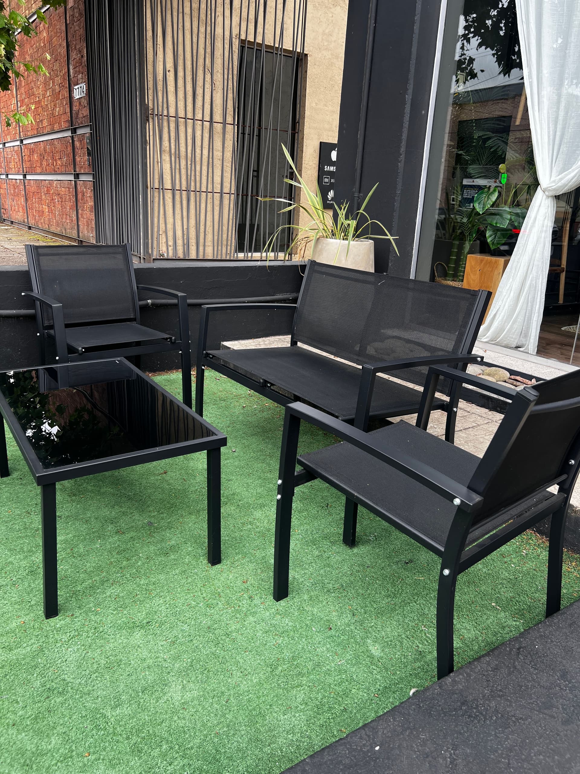 JUEGO DE EXTERIOR EN TEXTILENO